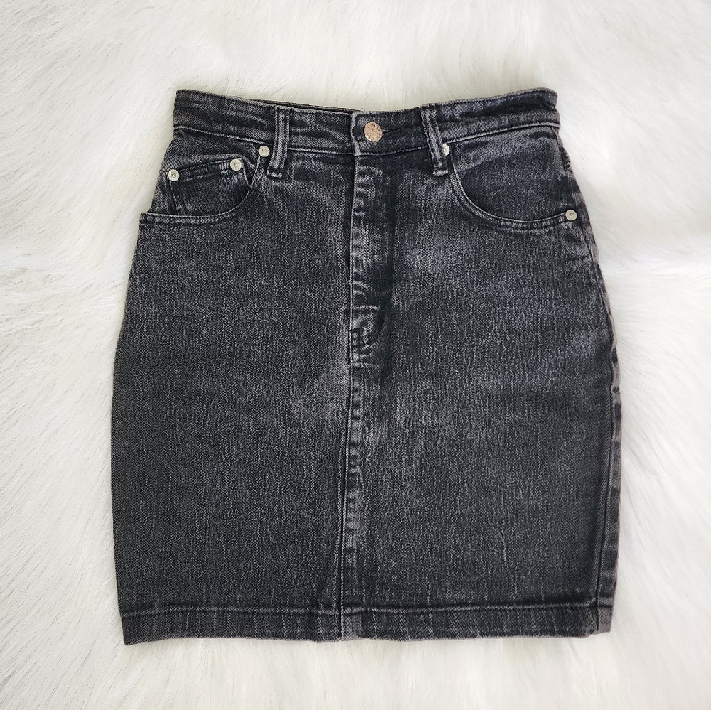 Vintage Jeanjer Y2K Style Black Jean Skirt